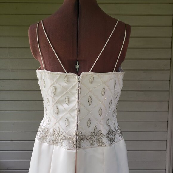 Vintage Bob Mackie Boutique Beaded Shell Pink Gown Dress Women's 10 - Picture 9 of 16